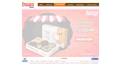 Desktop Screenshot of dunkinindia.com